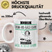 Drum-and-Bass-DJane Tasse Geschenk Ich Bin Drum-and-Bass-DJane Warum Weil Ich Es Kann Geschenkidee Geburtstag Weiß Trendation
