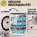 Kletterführer Geschenk Tasse Lustiger Spruch Erheben Sie Sich Der Kletterführer Betritt den Raum Schwarz Trendation