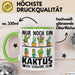 Kaktus-Sammler Tasse Geschenk Nur Noch Ein Kaktus Ich Schwöre Es Grün Trendation
