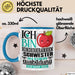 Kinderkrankenschwester Ausbildung Start Geschenk Tasse Ich Bin Kinderkrankenschwester In Der Ausbildung Ich Darf Das Kaffee-Becher Geschenkidee Blau Trendation