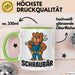 Auto Kfz Mechaniker Tasse Geschenk Lustige Geschenkidee Spruch Schraubar Grün Trendation