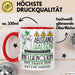 Influencerin Tasse Geschenk Lustig Abstand Halten Hochleistungs-Influencerin Mit Drang Zur Perfektion Bei Der Arbeit Rot Trendation