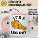 Its A Leg Day Gym Tasse Geschenk Chicken Wing Beine Trainieren Gym Becher Rosa Trendation