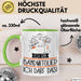 Geschenk für Bandmitglied Tasse Lustige Geschenkidee Geburtstag Ich Bin Bandmitglied Ich Darf Das Grün Trendation