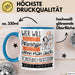 Tonstudio-Besitzerin Tasse Geschenk Spruch Wer Will Schon Prinzessin Sein Wenn Man Auch Tonstudio-Besitzerin Sein Kann Blau Trendation