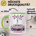 Chemiker Geschenk Tasse So Gut Kann Nur Ein Chemiker Aussehen Geschenkidee Kaffee-Becher Grün Trendation