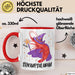 Shrimp-Liebhaber Tasse Geschenk Shrimpsalabim Geschenkidee Zauberer Becher Rot Trendation