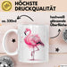 Flamingo Tier Tasse Geschenk Lustige Geschenkidee Spruch Weiß Trendation