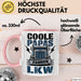 Lkw Fahrer Trucker Tasse Geschenk Lustige Geschenkidee Spruch Coole Papas Fahren Lkw Rosa Trendation