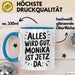 Monika Tasse Geschenk Alles Ist Gut Monika Ist Jetz Da Geschenkidee Becher mit Name Blau Trendation