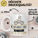 Mountainbike-Guide Geschenk Tasse Becher Die Frau Die Allen Kann Geschenkidee für eine Mountainbike-Guide Lustig Weiß Trendation