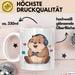 Capybara Videospieler Tasse Geschenk Lustige Geschenkidee Weiß Trendation