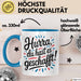Schüler Abschluss Tasse Geschenk Lustige Geschenkidee Spruch Du Hast Es Geschafft Blau Trendation