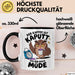 Sarkastische Eule Tier Kaffee Tasse Geschenk Lustige Geschenkidee Spruch Der Kaffee Ist Kaputt Ich Bin Node Müde Schwarz Trendation