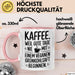 Kaffeeliebhaber Tasse Geschenk Lustige Geschenkidee Spruch Kaffee Weil Gute Tage Nie Mit Einem Veganen Grünkohlsaft Beginnen Rosa Trendation