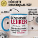 Geschichtslehrer Unterricht Tasse Geschenk Lustige Geschenkidee Spruch Geschichte Lehrer Blau Trendation