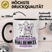 Halbenkel Geschenk Tasse So Gut Kann Nur Ein Halbenkel Aussehen Geschenkidee Kaffee-Becher Schwarz Trendation