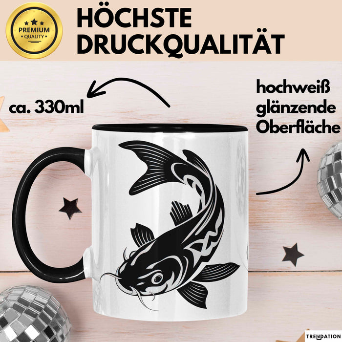 Karpfen Angelliebhaber Fischer Tasse Geschenk Lustige Geschenkidee Spruch Trendation