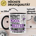 Künstler Geschenk Lustiger Spruch für Künstler Geschenkidee Bester Künstler Der Welt Schwarz Trendation