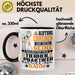 Tierheilpraktiker Geschenk Tasse Lustiger Spruch Erheben Sie Sich Der Tierheilpraktiker Betritt den Raum Schwarz Trendation