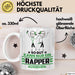 Rapper Geschenk Tasse So Gut Kann Nur Ein Rapper Aussehen Geschenkidee Kaffee-Becher Weiß Trendation