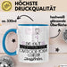 Outdoor-Yoga-Lehrerin Geschenk Tasse So Gut Kann Nur Eine Outdoor-Yoga-Lehrerin Aussehen Geschenkidee Geburtstag Weihnachten Lustig Blau Trendation