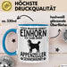 Appenzeller Sennenhund Hund Tasse Geschenk Lustige Geschenkidee Spruch Ich Brauche Kein Einhorn Ich Habe Einen Appenzeller Sennenhund Blau Trendation