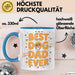 Hunde Papa Tasse Geschenk Lustige Geschenkidee Spruch Für Hunde Eltern Blau Trendation
