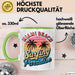 Miami Florida USA Tasse Geschenk Lustige Geschenkidee Spruch Strandsurfen Grün Trendation