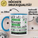 Kung-Fu-Meisterin Tasse Geschenk Spruch Wer Will Schon Prinzessin Sein Wenn Man Auch Kung-Fu-Meisterin Sein Kann Blau Trendation