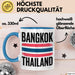 Bangkok Thailand Tasse Geschenk Lustige Geschenkidee Spruch Blau Trendation