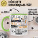 Haustier-Modedesignerin Geschenk Becher Tasse Gott Schuf Alle Menschen Gleich Nur Die Besten Durfeten Haustier-Modedesignerin Werden Geschenkidee Lustig Grün Trendation