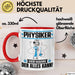 Physiker Tasse Geschenk für Physiker Der Mann Der Alles Kann Geschenkidee zum Geburtstag Rot Trendation