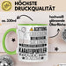 Karatesportler Geschenk Tasse Lustiger Spruch Erheben Sie Sich Der Karatesportler Betritt den Raum Grün Trendation