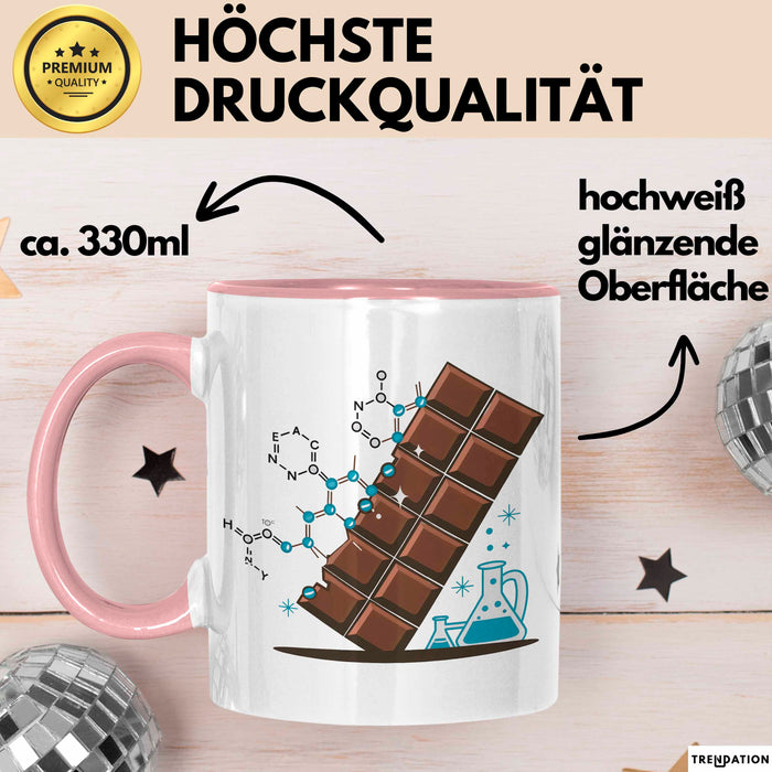 Lebensmittelwissenschaftler Tasse Geschenkidee Rosa Trendation