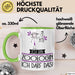Geschenk für Zoologin Tasse Lustige Geschenkidee Geburtstag Ich Bin Zoologin Ich Darf Das Grün Trendation