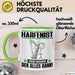 Harfenist Tasse Geschenk für Harfenist Der Mann Der Alles Kann Geschenkidee zum Geburtstag Grün Trendation
