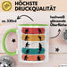 Angelliebhaber Fischer Retro Tasse Geschenk Lustige Geschenkidee Spruch Grün Trendation