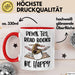 Bücher-Leser Tasse Geschenk Drink Tea Read Books Be Happy Bücher Lesen Becher Rot Trendation