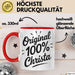 Christa Tasse Geschenk Original 100% Christa Geschenkidee Geburtstag Rot Trendation