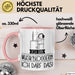 Geschenk für Musikbloggerin Tasse Lustige Geschenkidee Geburtstag Ich Bin Musikbloggerin Ich Darf Das Rosa Trendation
