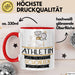 Athletin Weil Es Keinen Schöneren Beruf Gibt Tasse Geschenk für Eine Athletin Lustig Rot Trendation