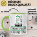 Geschenk für Curling-Spielerin Tasse Lustige Geschenkidee Geburtstag Ich Bin Curling-Spielerin Ich Darf Das Grün Trendation