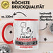 Hundeflüsterer Geschenk Tasse So Gut Kann Nur Ein Hundeflüsterer Aussehen Geschenkidee Kaffee-Becher Rot Trendation