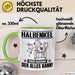 Halbenkel Tasse Geschenk für Halbenkel Der Mann Der Alles Kann Geschenkidee zum Geburtstag Grün Trendation