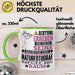 Naturfotograf Geschenk Tasse Lustiger Spruch Erheben Sie Sich Der Naturfotograf Betritt den Raum Grün Trendation