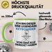 Keyboarder Geschenk Tasse Lustige Geschenkidee Geburtstag für Keyboarder Ich Bin Dieser Legendäre Keyboarder Von Dem Alle Geredet Haben Kaffee-Becher Grün Trendation