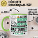 Radtourist Geschenk Tasse Lustiger Spruch Erheben Sie Sich Der Radtourist Betritt den Raum Grün Trendation