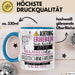 Gleitschirmlehrerin Tasse Geschenk Lustiger Spruch Bitte Erheben Sie Sich Seine Majestät Die Gleitschirmlehrerin Betritt Den Raum Blau Trendation