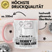 Hobbymeteorologe Geschenk Tasse So Gut Kann Nur Ein Hobbymeteorologe Aussehen Geschenkidee Kaffee-Becher Rosa Trendation